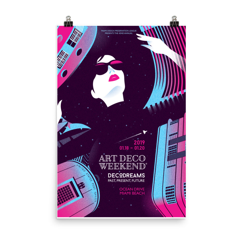 2019 Art Deco Weekend Poster